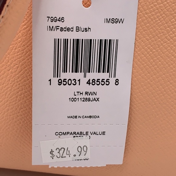 COACH ROWAN SATCHEL COLOR:
Gold/Faded Blush - Picture 16 of 16